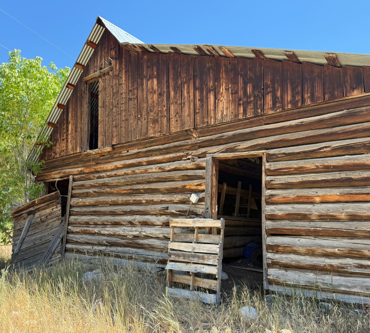 Historic log barn