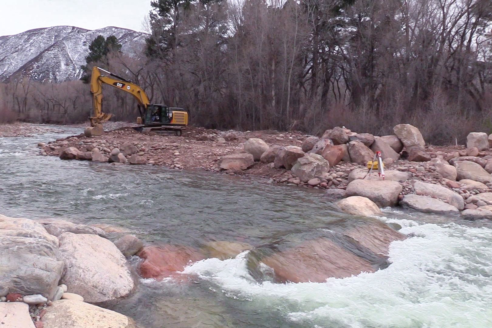 In stream work to improve wave features