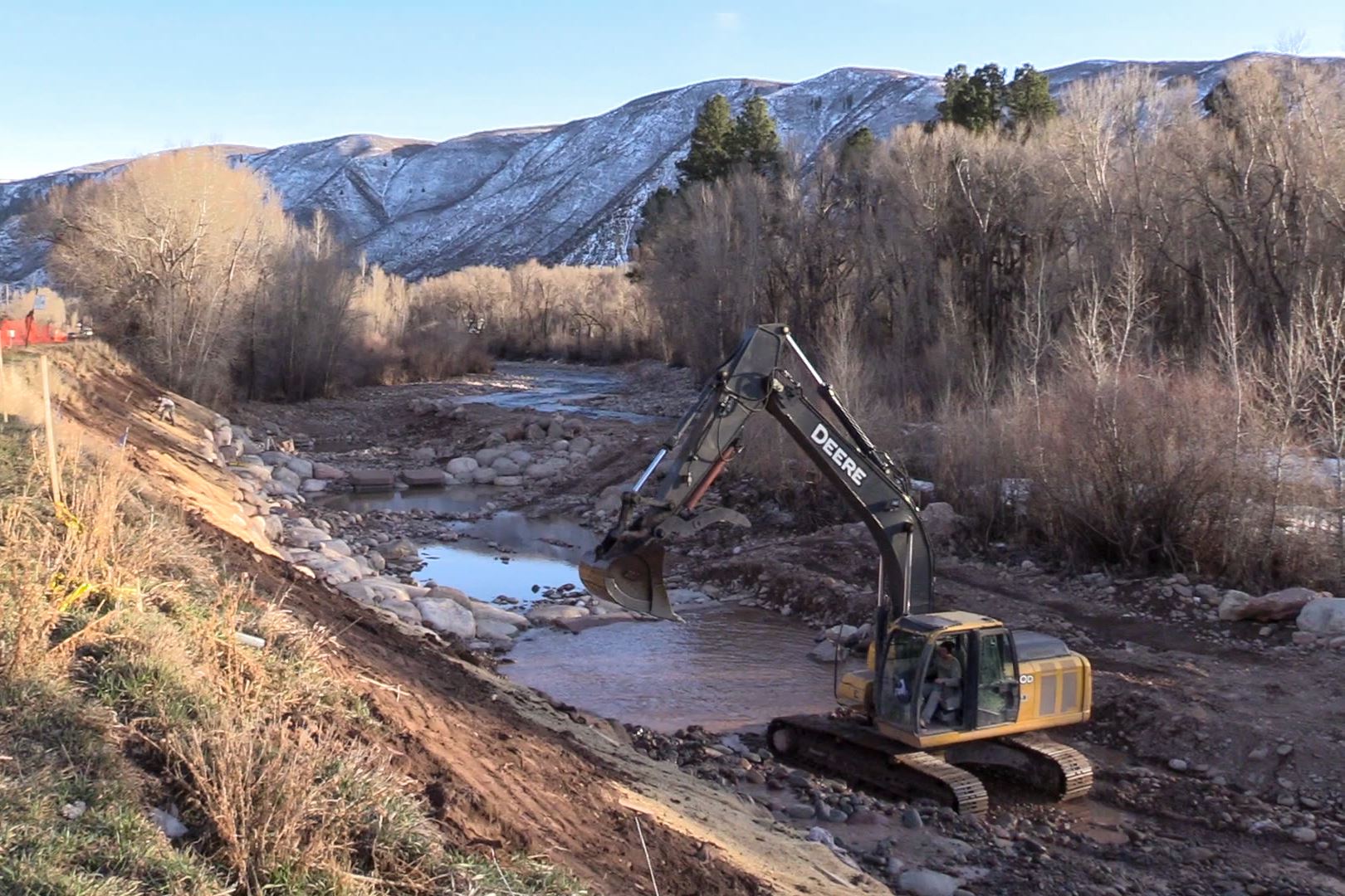 in stream work to improve wave features