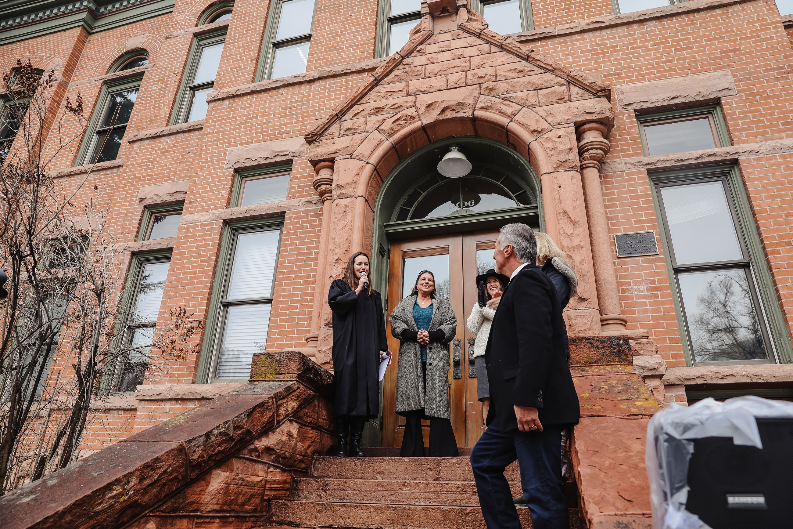 Assessor Deborah Bamesberger is sworn in to office on January 10, 2023.